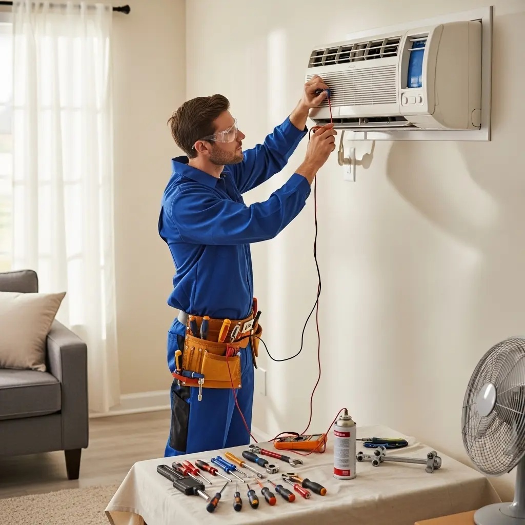 Manisa Hotpoint Hotpoint klima gaz dolumu ve bakım – Enerji verimliliği artırıldı. - Teknik servis örneği